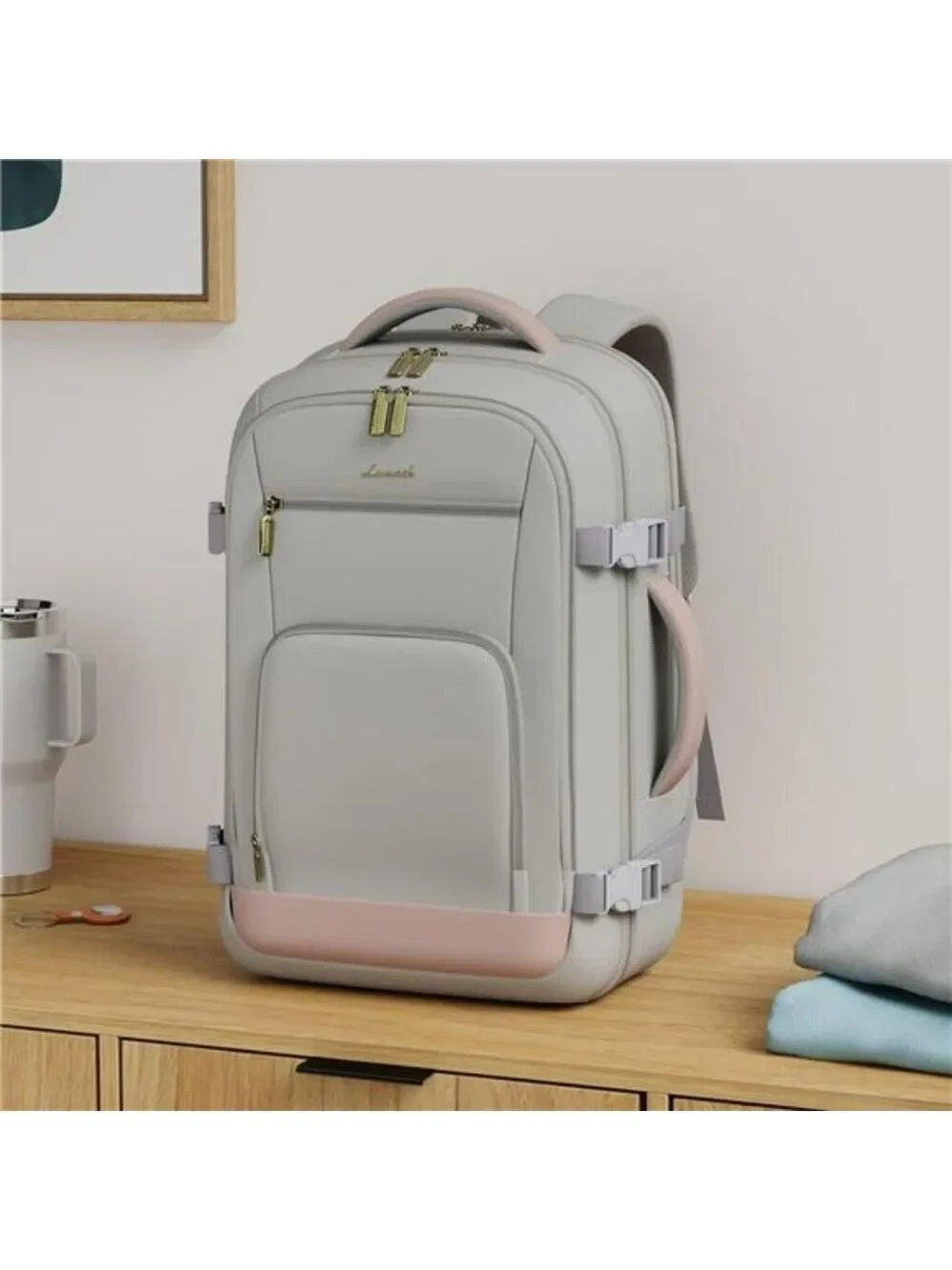 LOVEVOOK Travel Backpack Women 40L Carry On Laptop Bag TSA Approved Waterproof